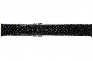 Uhrenarmband Eidechsenleder K0500N black